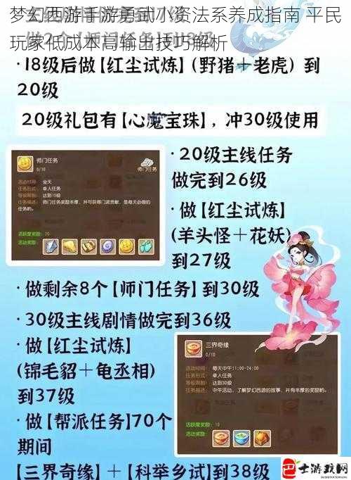 梦幻西游手游勇武小资法系养成指南 平民玩家低成本高输出技巧解析