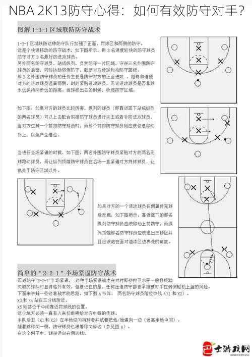 NBA 2K13防守心得：如何有效防守对手？