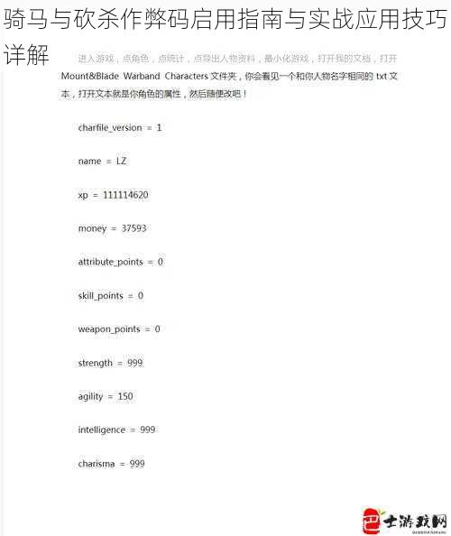 骑马与砍杀作弊码启用指南与实战应用技巧详解