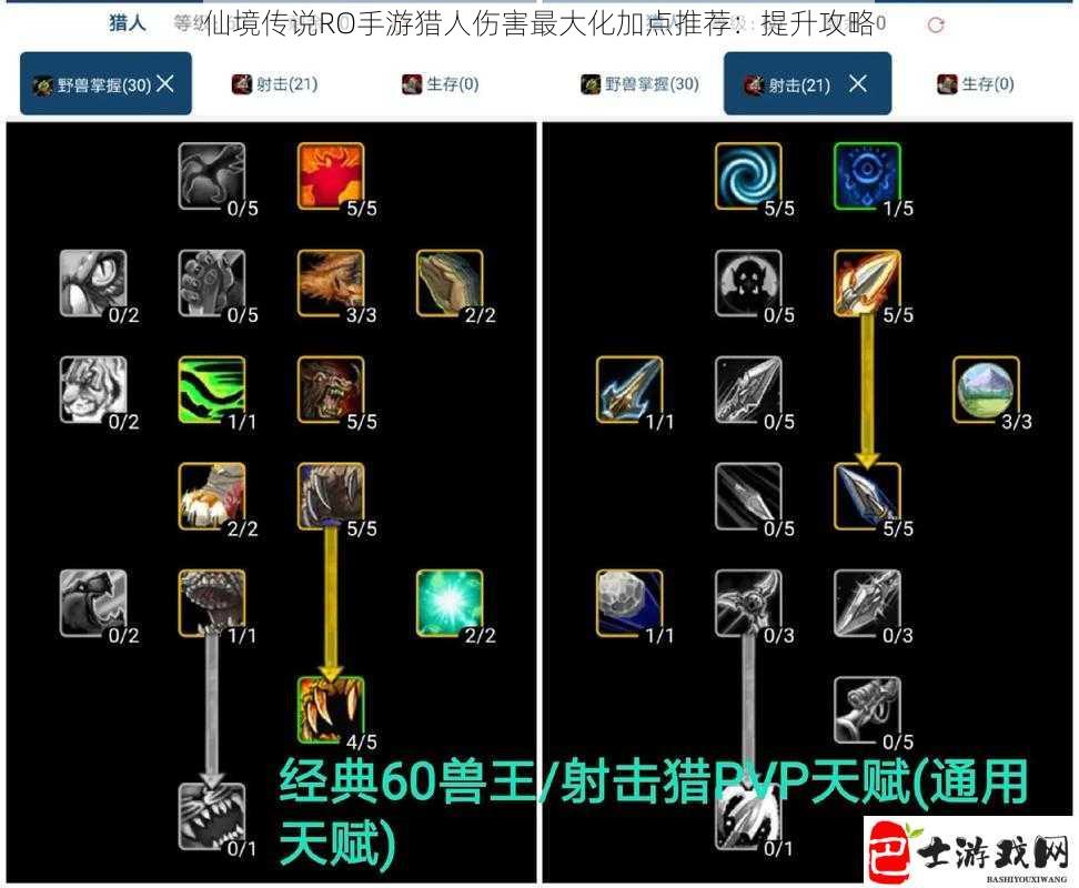 仙境传说RO手游猎人伤害最大化加点推荐：提升攻略