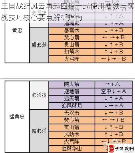 三国战纪风云再起四招一式使用要领与实战技巧核心要点解析指南