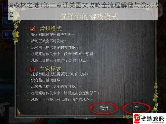 乌鸦森林之谜1第二章通关图文攻略全流程解谜与线索收集详解